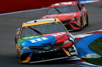 Kyle Busch drives at Roval