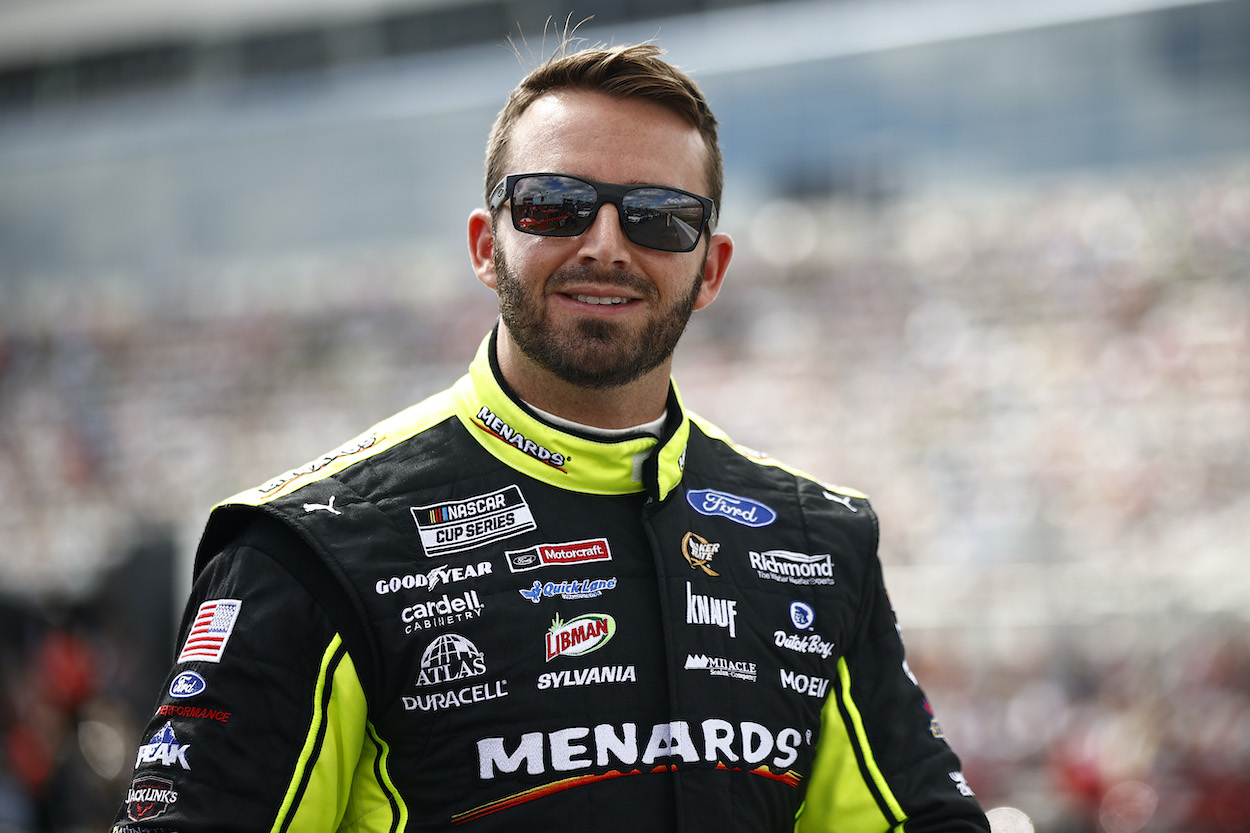 Matt DiBenedetto walks grid before race