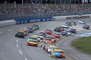 NASCAR Cup Series YellaWood 500 on October 4, 2021, in Talladega, Alabama