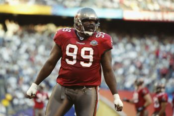 Warren Sapp during game