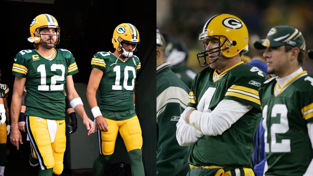 The All-Brett Favre and Aaron Rodgers Green Bay Packers team