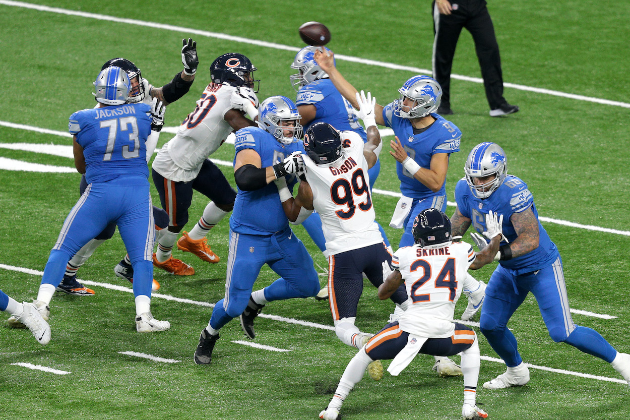 Lions vs. Bears: Two turkeys of a passing game meet on Thanksgiving