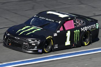 Kurt Busch drives in Cup Series race