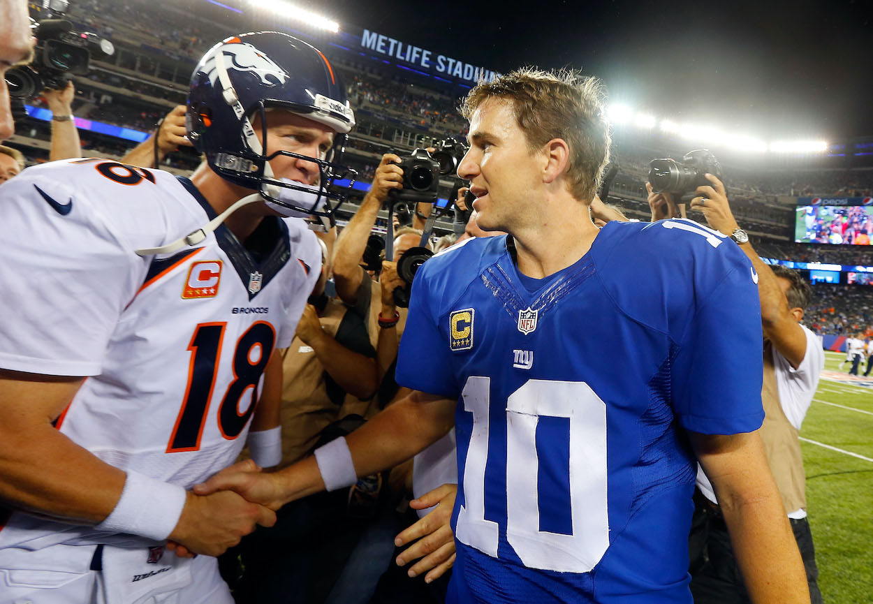 The ManningCast ends with Peyton Manning cursing, completing the