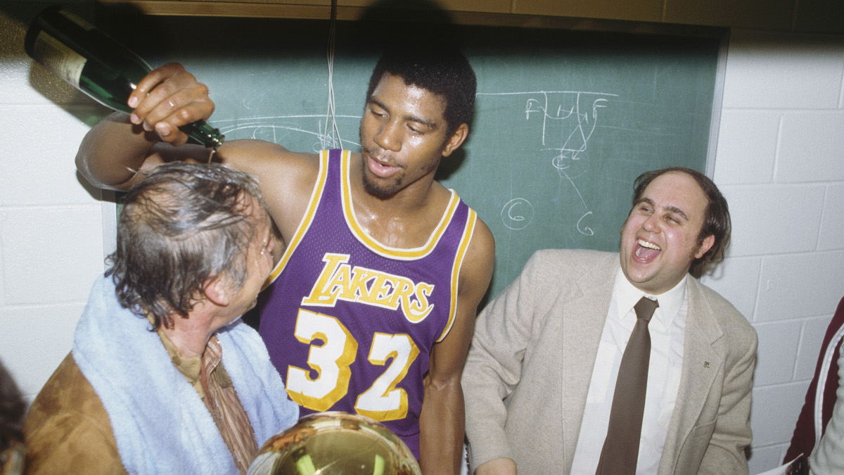 True story of Lakers, Dr. Jerry Buss drafting Magic Johnson, per Jeanie Buss