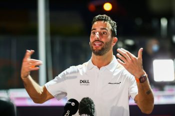 Daniel Ricciardo of McLaren during previews ahead of the Formula 1 Grand Prix of Saudi Arabia at Jeddah Corniche Circuit on Dec. 2, 2021.