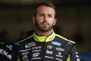 Matt DiBenedetto waits in garage