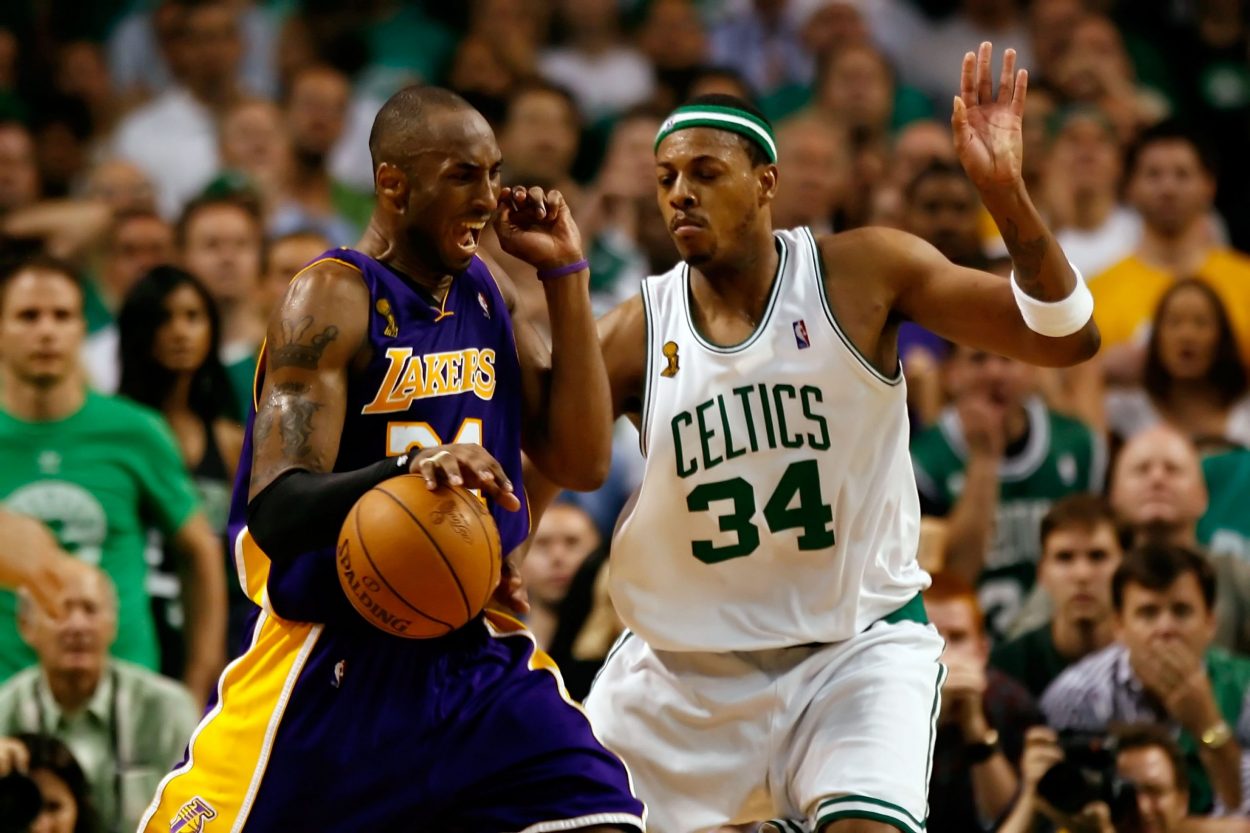 Paul Pierce: 'Of Course, I Want to Annoy Kobe Bryant. Of Course, I Want to  Lock Him Down. When Your Teammates See You Taking the Lead on That, It  Inspires Them' 