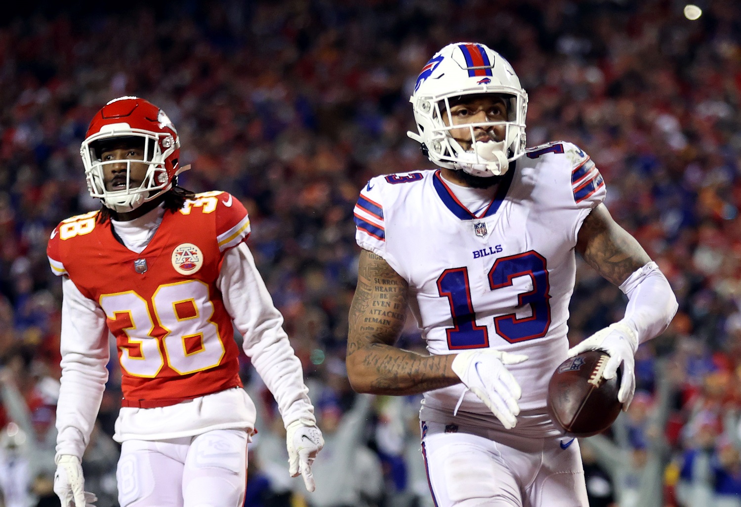 Bills WR Gabriel Davis catches playoff-record four TDs in Divisional Round  loss to Chiefs