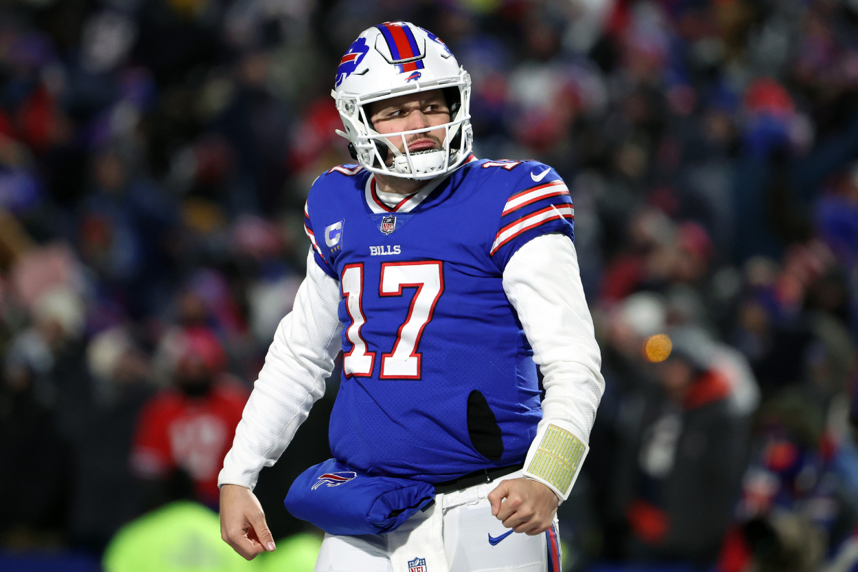 Here's what Bill Belichick said to Josh Allen after AFC wild card game