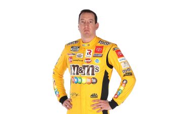 NASCAR driver Kyle Busch during NASCAR Production Days at Fox Sports Studios on Jan. 19, 2021, in Charlotte, North Carolina.