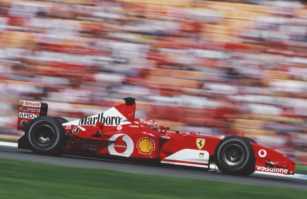 Шумахер Ferrari f2002