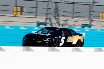 2021 NASCAR Cup Series champion Kyle Larson drives during the Next Gen car test at Phoenix Raceway on Jan. 25, 2022, in Avondale, Arizona