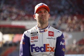 Denny Hamlin before Cup Series race