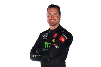 NASCAR driver Kurt Busch poses for a photo during NASCAR Production Days at Clutch Studios on Jan. 19, 2022, in Concord, North Carolina.