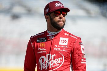 Bubba Wallace walks grid