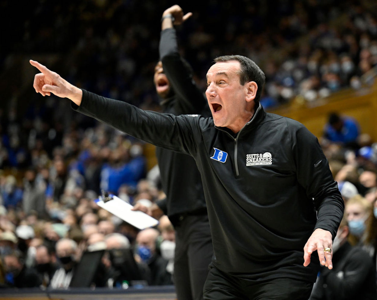 Coach K Once Charged Into the Duke Locker Room With a Sword to Motivate His  Team