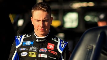 John Hunter Nemechek prepares to practice for the NASCAR Camping World Truck Series NextEra Energy 250 at Daytona International Speedway on Feb. 17, 2022.