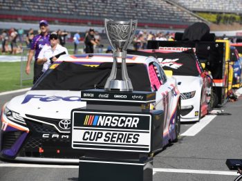 The NASCAR Cup Series trophy