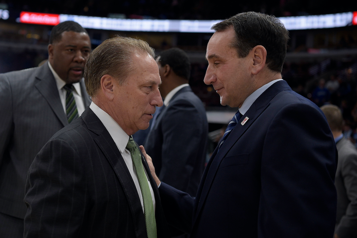 Duke vs. Michigan State: What Is Coach K's Career Record Against Tom Izzo?