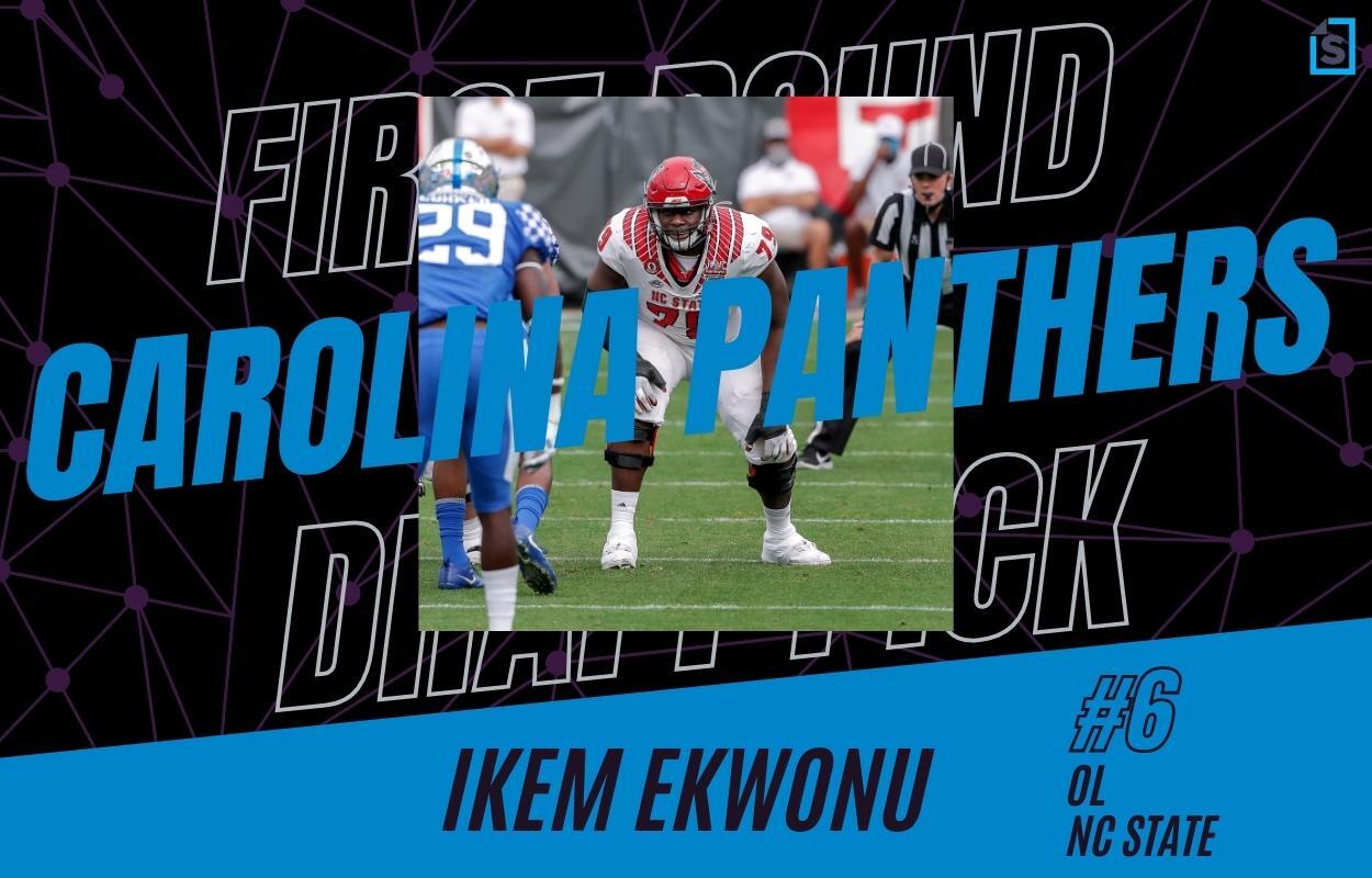 Round 1 - Pick 6: Ikem Ekwonu, OT, North Carolina State (Carolina Panthers)  : r/nfl