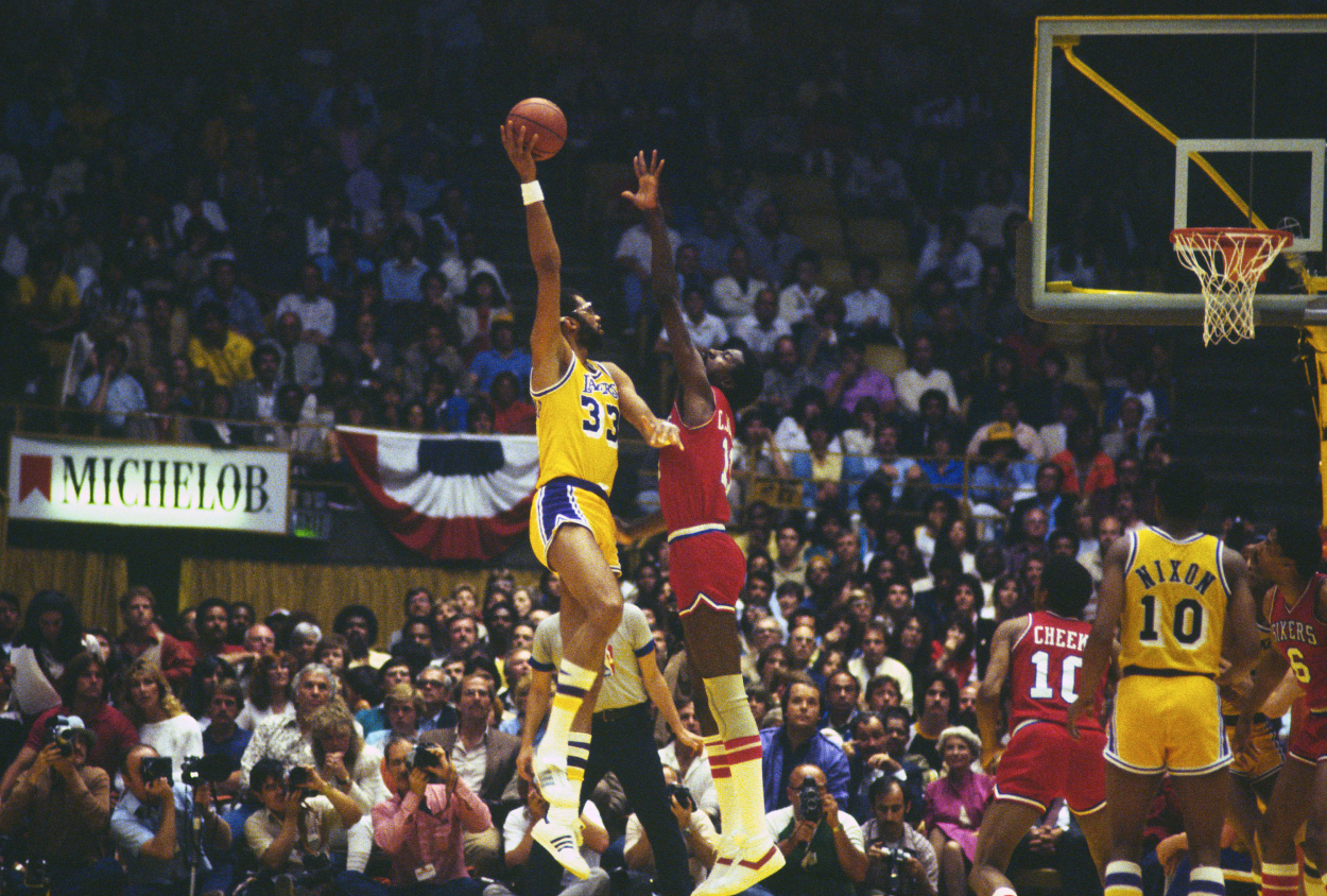 Los Angeles Lakers Kareem Abdul-jabbar, 1985 Nba Finals Sports