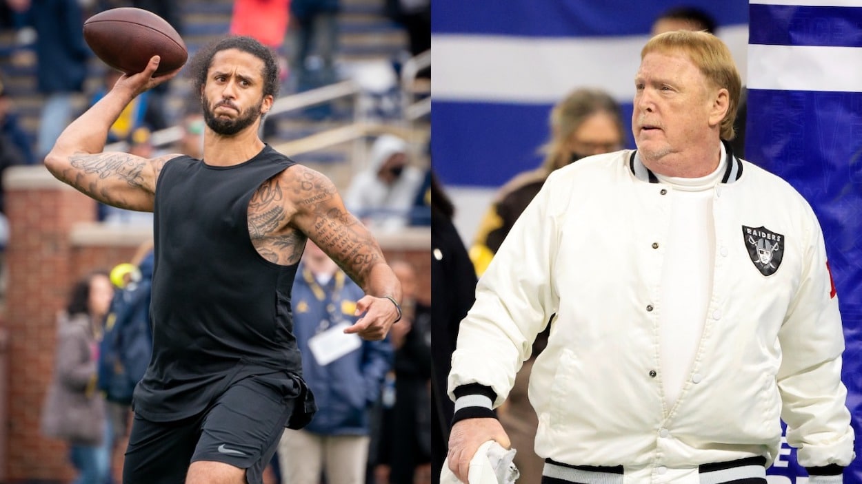 Las Vegas Raiders Owner Mark Davis Said He Would Welcome Colin Kaepernick  'With Open Arms'