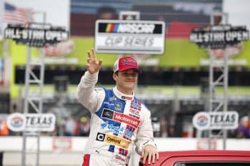 Team Penske driver Harrison Burton at the 2022 NASCAR Cup Series All-Star Open