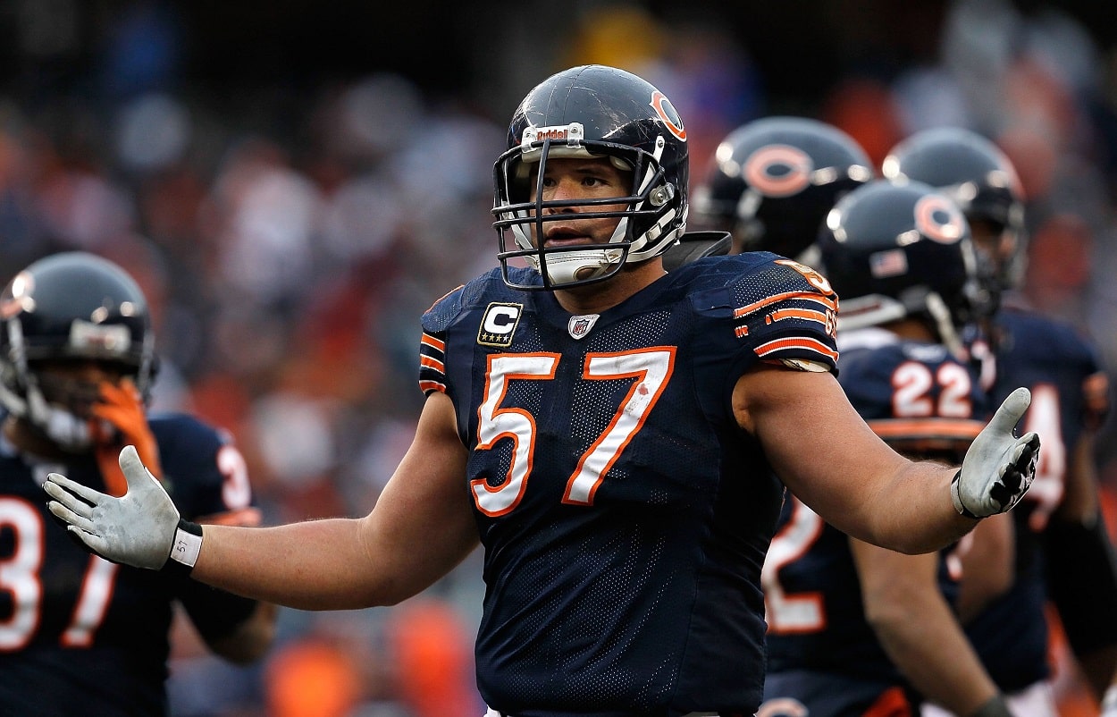 11 December 2008: Center (57) Olin Kreutz of the Chicago Bears