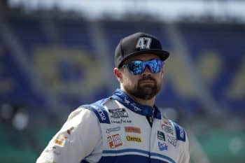 Ricky Stenhouse Jr. during practice for the 2022 NASCAR Cup Series AdventHealth 400 at Kansas Speedway