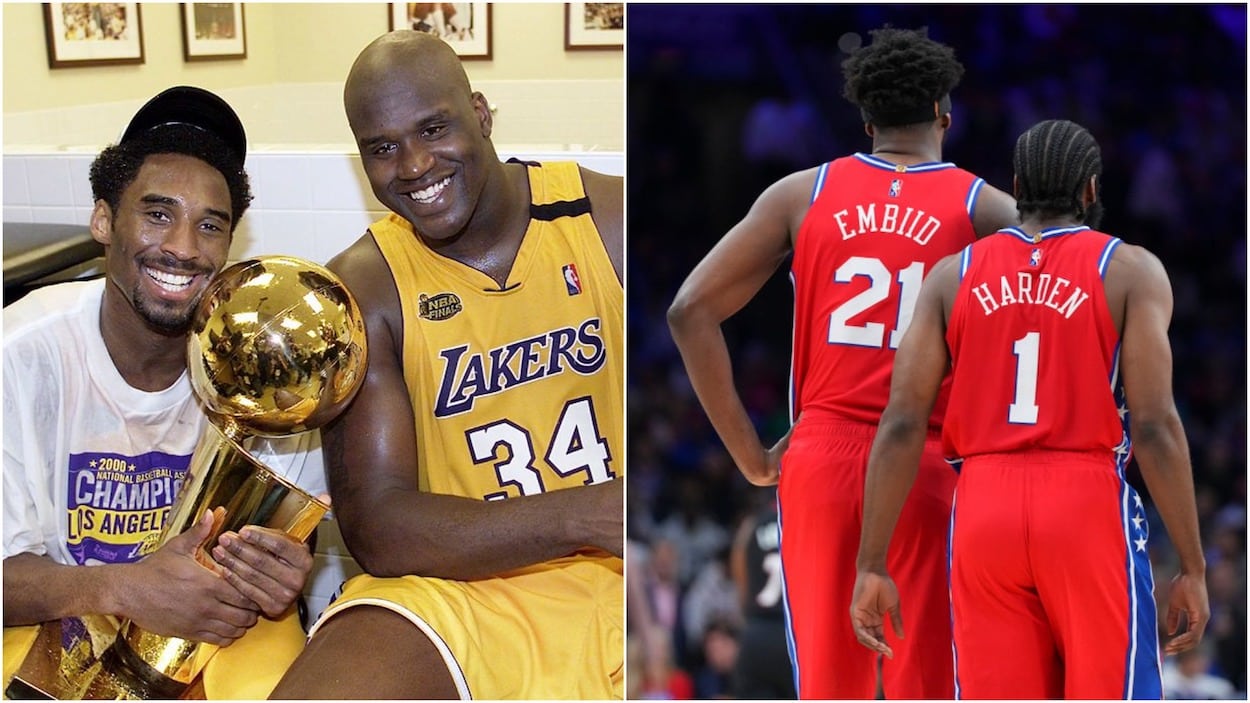 Shaquille Oneal Takes To Instagram To Remind Everyone That Joel Embiid And James Harden Cant