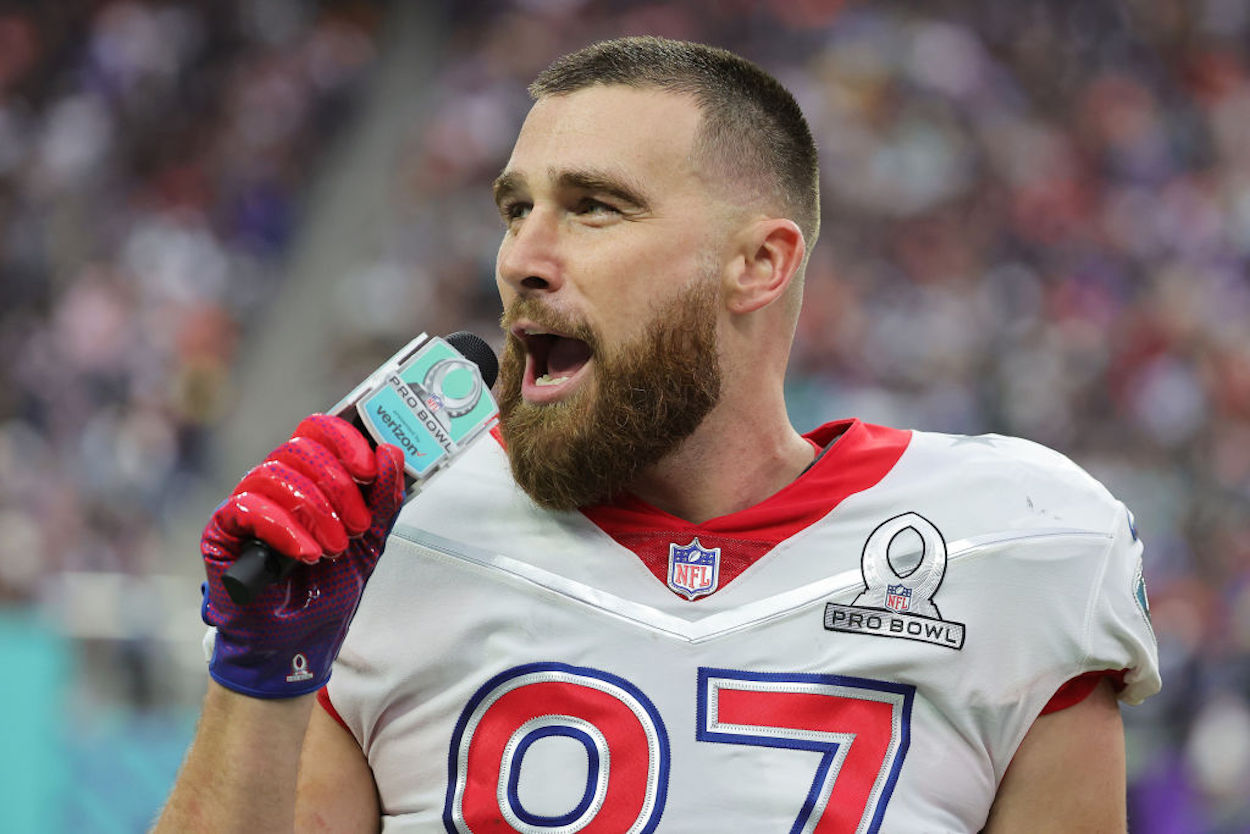 Travis Kelce doing his impression of a Columbian drug boss . : r/nflmemes