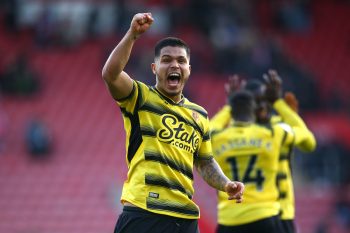 New Columbus Crew (MLS) forward Cucho Hernandez last season at Watford FC in the English Premier League.