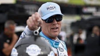 Kevin Harvick prepares to qualify for the NASCAR Cup Series All-Star Race at Texas Motor Speedway on May 21, 2022, in Fort Worth, Texas.