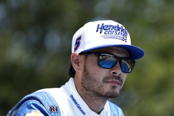 Kyle Larson before Xfinity Series race