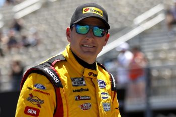 Michael McDowell walks the grid during practice for the NASCAR Cup Series Toyota/Save Mart 350 at Sonoma Raceway on June 11, 2022.