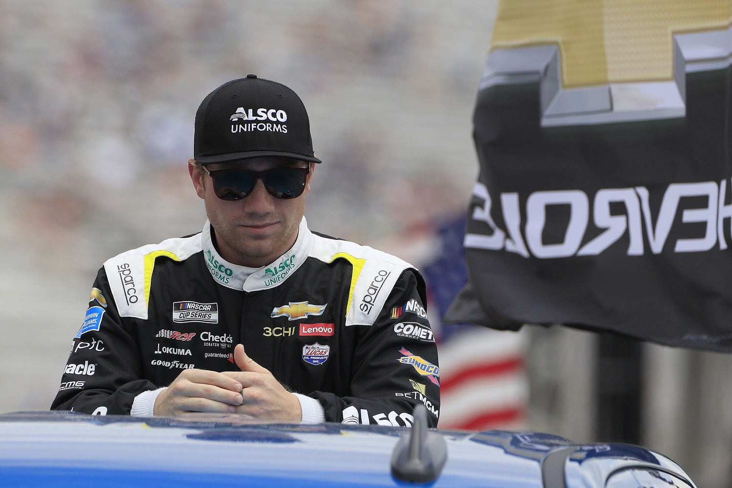 Tyler Reddick before the Quaker State 400 NASCAR race on July 10, 2022, at the Atlanta Motor Speedway. | David J. Griffin/Icon Sportswire via Getty Images