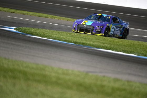 Cody Ware at the 2022 NASCAR Cup Series Verizon 200 at the Brickyard