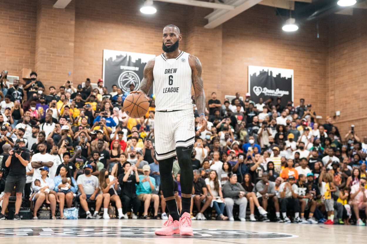 Paolo Banchero looks on during the CrawsOver Pro-Am game at Seattle News  Photo - Getty Images