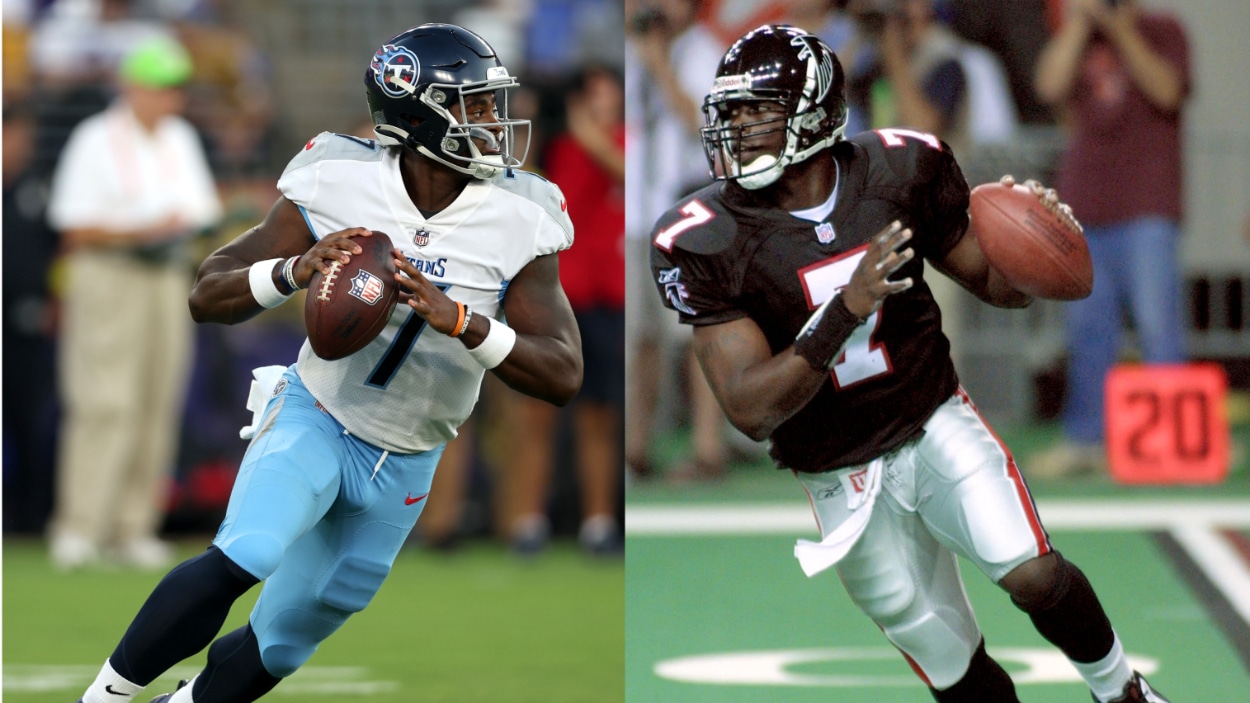 Michael Vick changes Twitter profile photo to him in Falcons