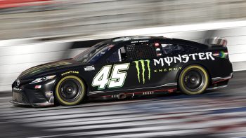 Kurt Busch drives the No. 45 Toyota during the NASCAR Next Gen test at Charlotte Motor Speedway on Dec. 17, 2021, in Concord, North Carolina.