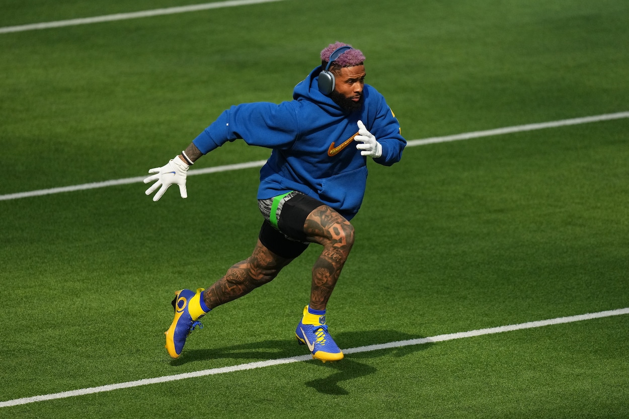 Super Bowl 2022: Rams' Odell Beckham Jr. flashes 'the most