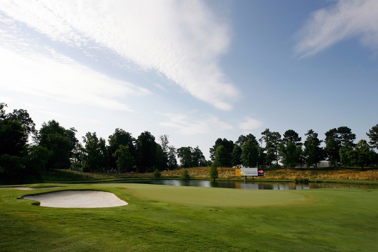 The 14th hole at TPC Southwind