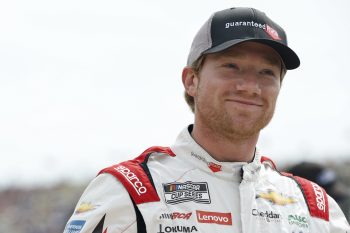 Tyler Reddick walks grid