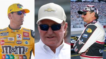 Kyle Busch (L), Richard Childress (C), and Dale Earnhardt (R).