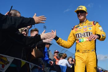 Kyle Busch with fans