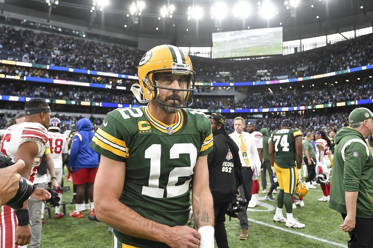 Rodgers relishes Packers long-awaited London game vs. Giants - The San  Diego Union-Tribune