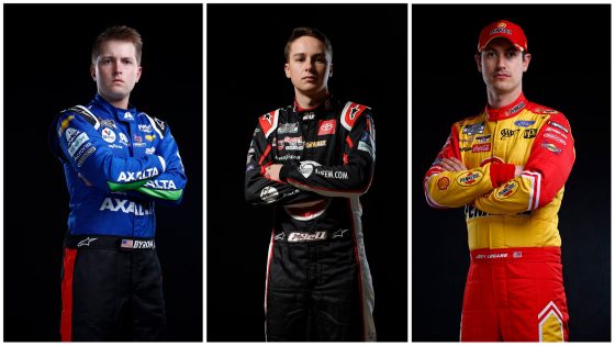 William Byron, Christopher Bell and Joey Logano, semifinalists in the NASCAR Cup Series playoffs.