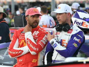 Denny Hamlin and Bubba Wallace talk