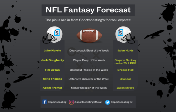 Sportscasting's fantasy football predictions for Week 6.